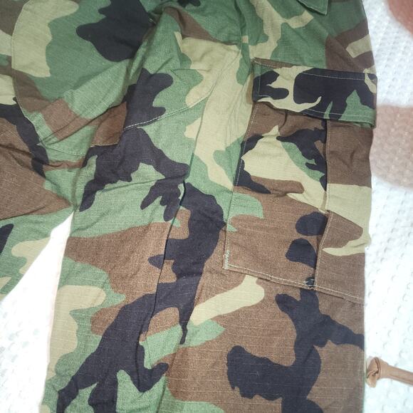 PROPPER EUC MENS SZ SMALL ARMY WOODLAND CAMMO MILITARY FATIGUE PANTS - Picture 8 of 10